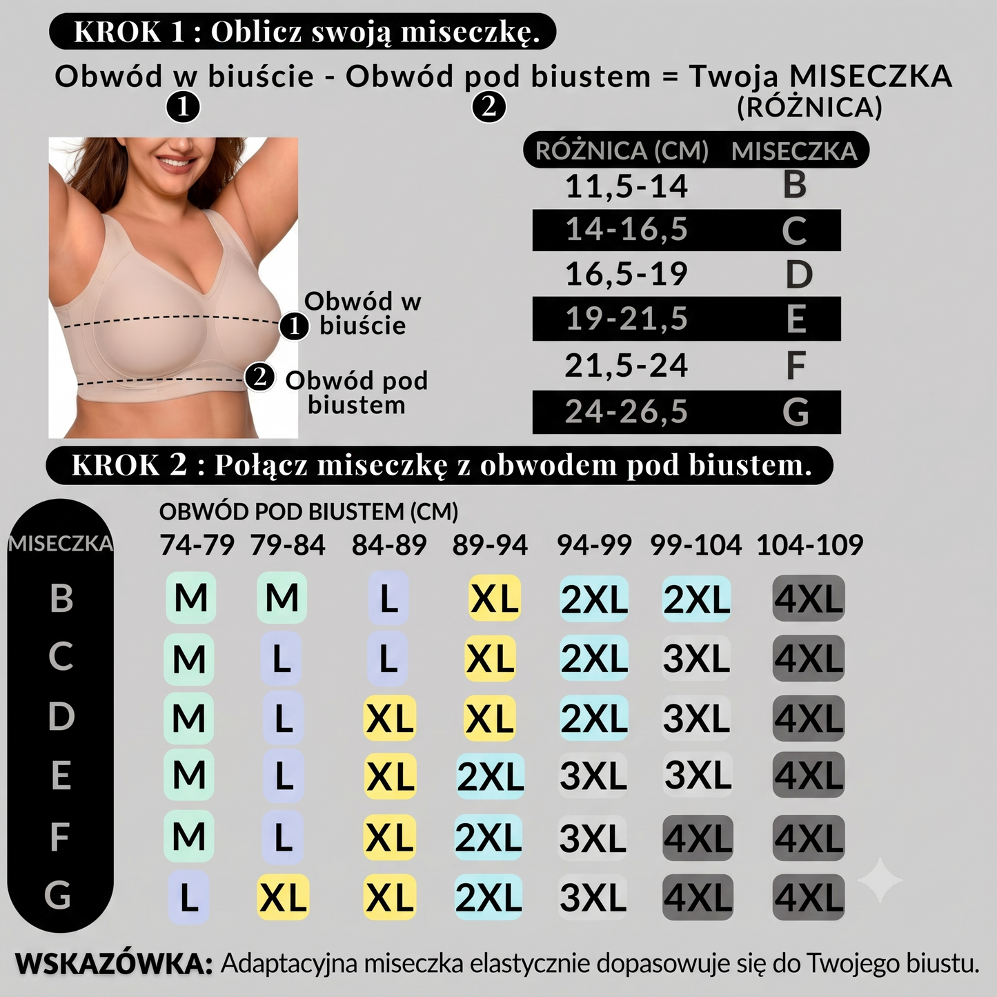 Veluxi - biustonosz z żelowym wsparciem bez fiszbin