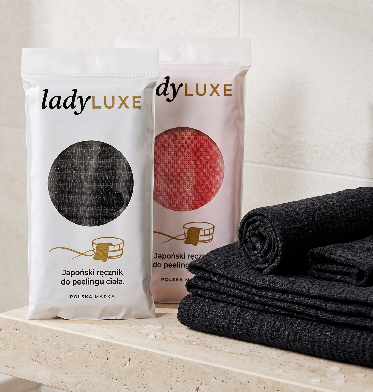 Japoński ręcznik do peelingu całego ciała Ladyluxe